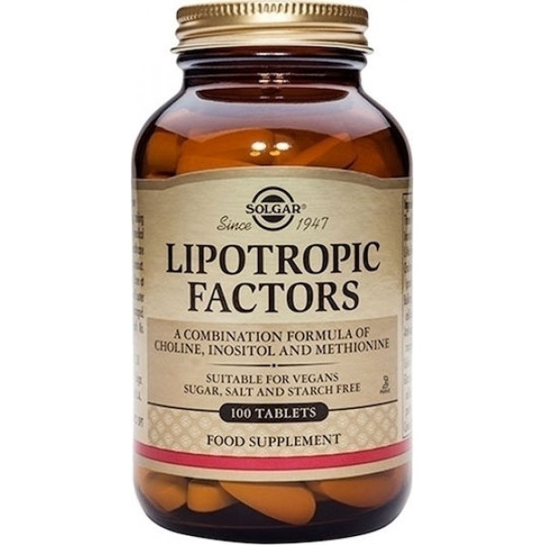 Solgar Lipotropic Factors 100 ταμπλέτες Solgar Lipotropic Factors 100 ταμπλέτες